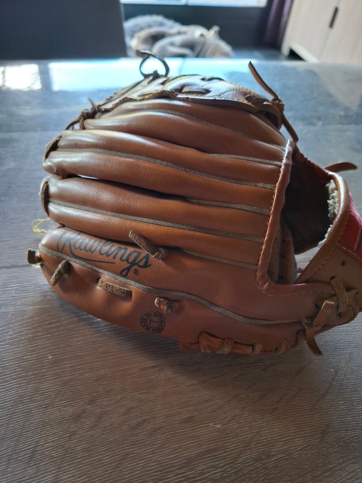 Baseball handschoen, Sport en Fitness, Honkbal en Softbal, Ophalen, Gebruikt, Honkbal, Handschoen