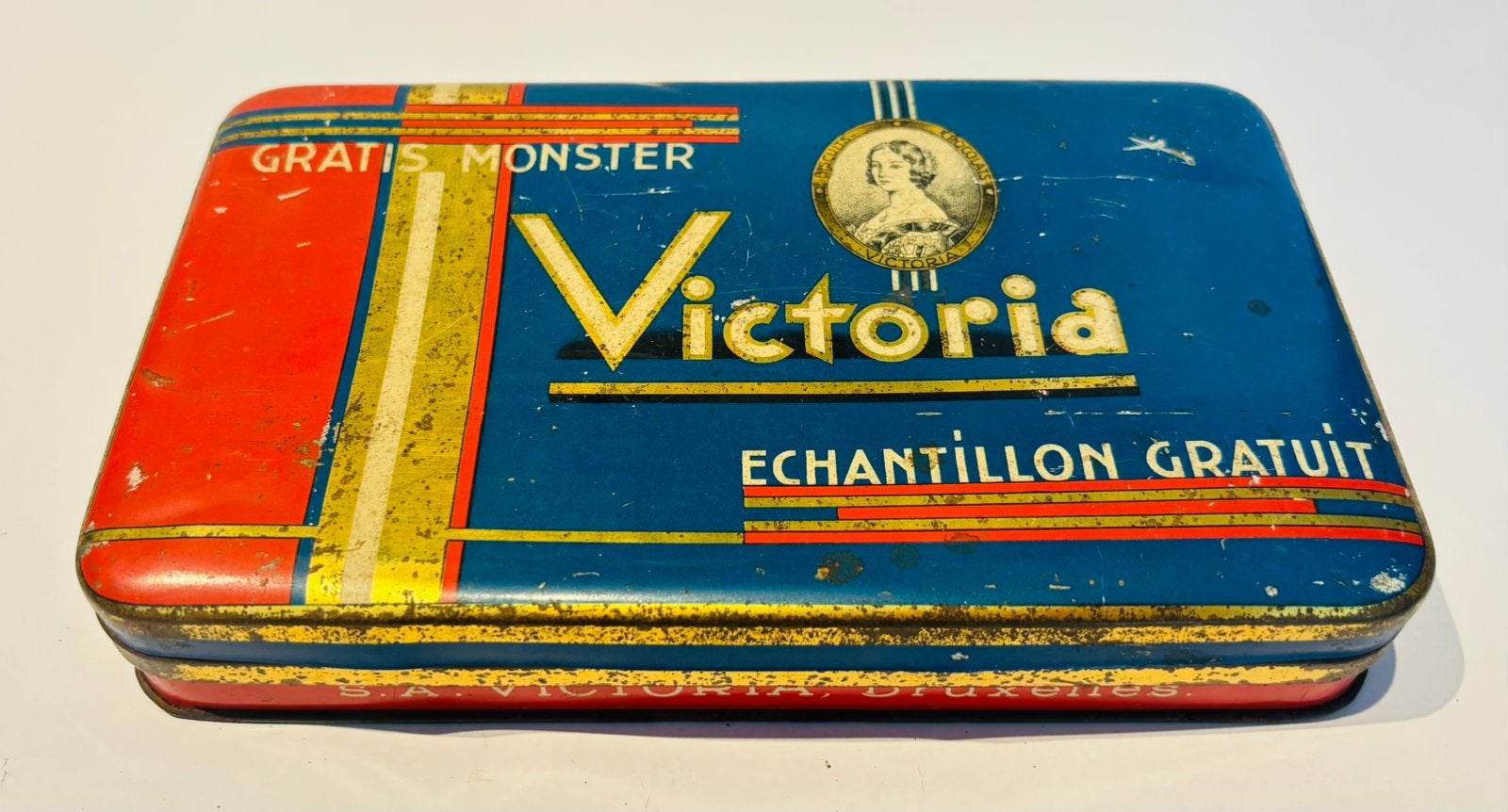 Vintage Blikken proefverpakking Victoria
