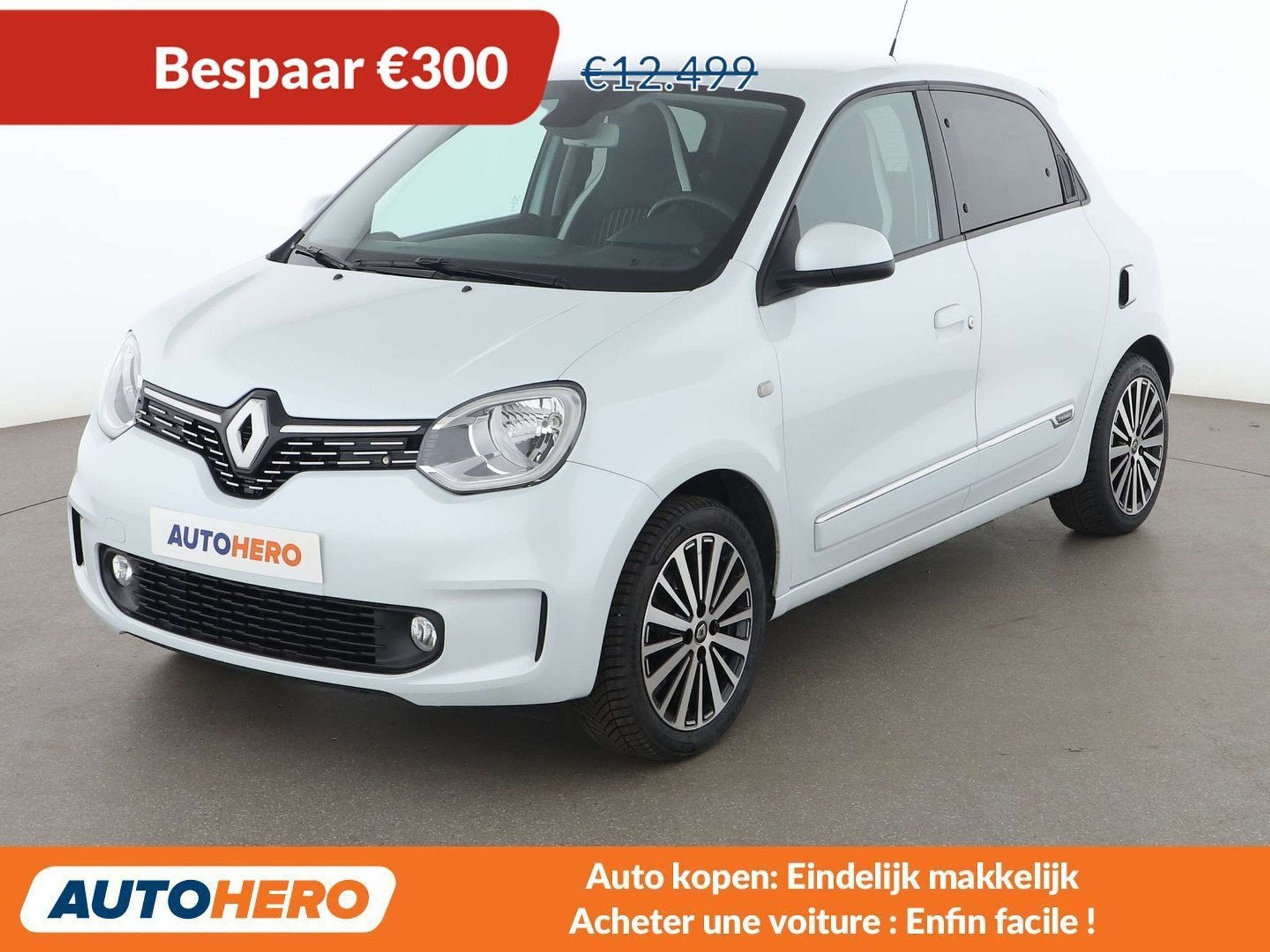 Renault Twingo 0.9 TCe Intens (bj 2020, automaat), Automaat, Gebruikt, Overige brandstoffen, Wit
