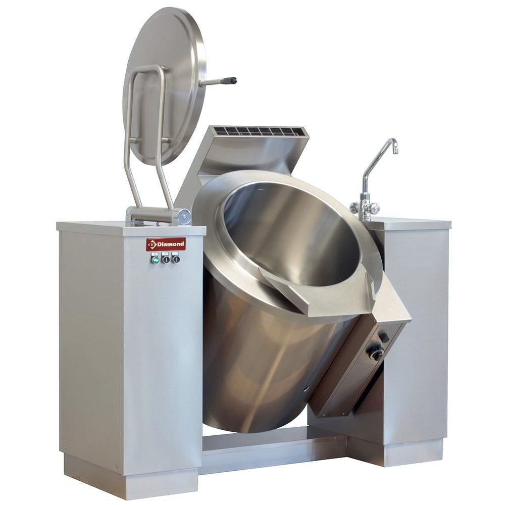 Marmite basculante gaz 300 litres, chauffage indirect, Envoi, Minuteur, Neuf