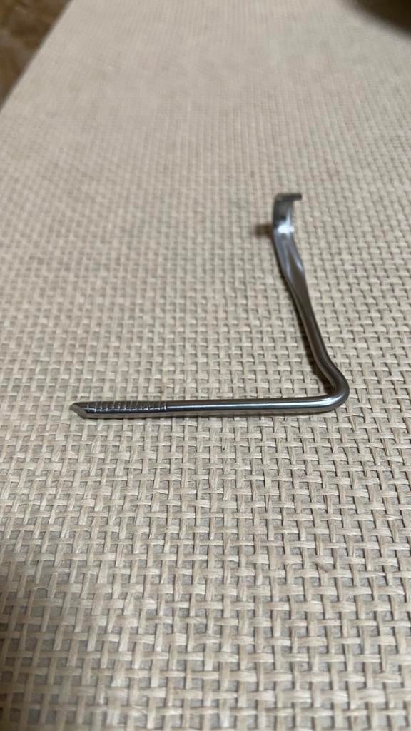 Panhaken 55/52mm rvs 3 mm volle emmer van 500 stuks, Doe-het-zelf en Bouw, Ophalen, Zo goed als nieuw