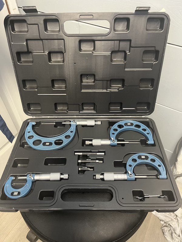 Buiten micrometer set, Ophalen, Zo goed als nieuw