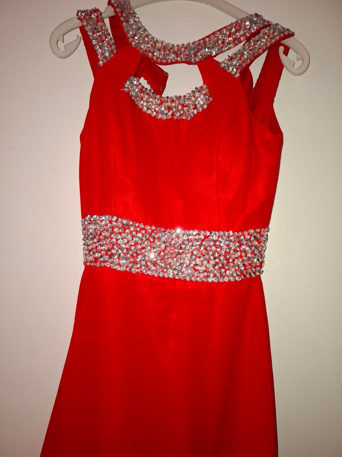 robe de soirée, beau vin rouge, en parfait état, Enlèvement, Taille 36 (S), Rouge