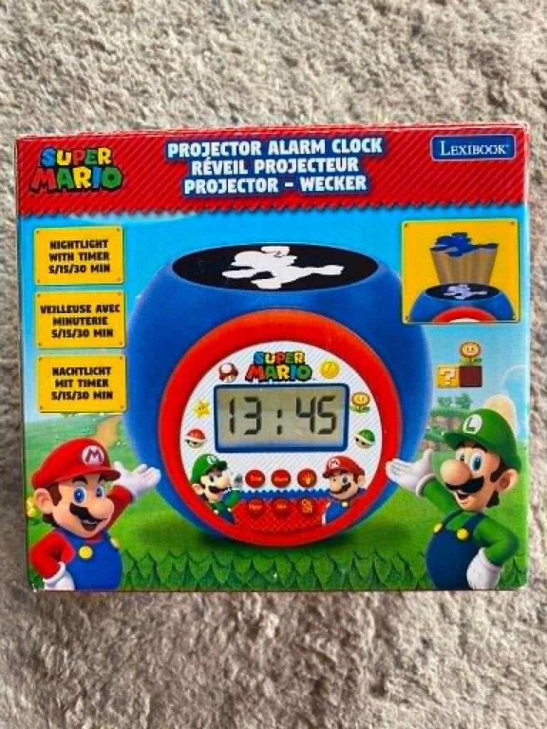 Lexibook Super Mario Projectorwekker, Elektronische apparatuur, Wekkers, Nieuw, Ophalen of Verzenden