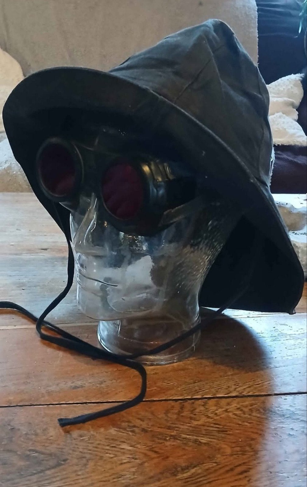 Chapeau Suroît et lunettes de sous-marinier allemand, Antiquités & Art, Enlèvement