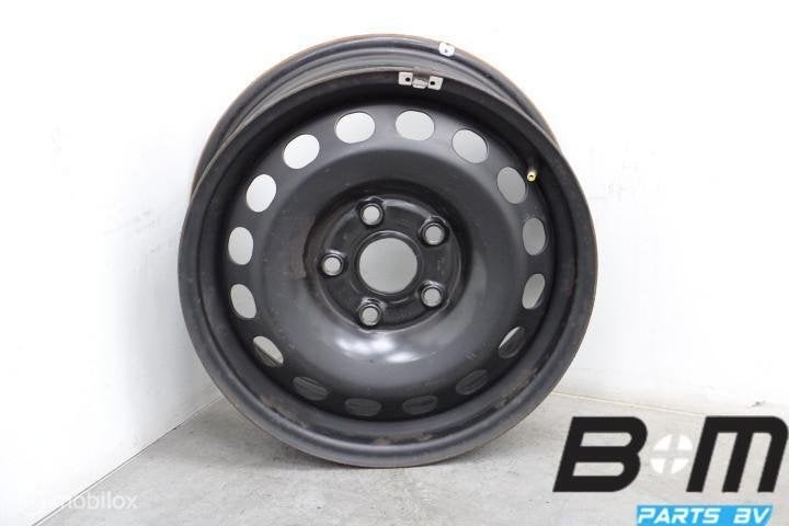 1 losse 15 inch stalen velg VW Caddy 2K 2K0601027B, Gebruikt, Velg(en)