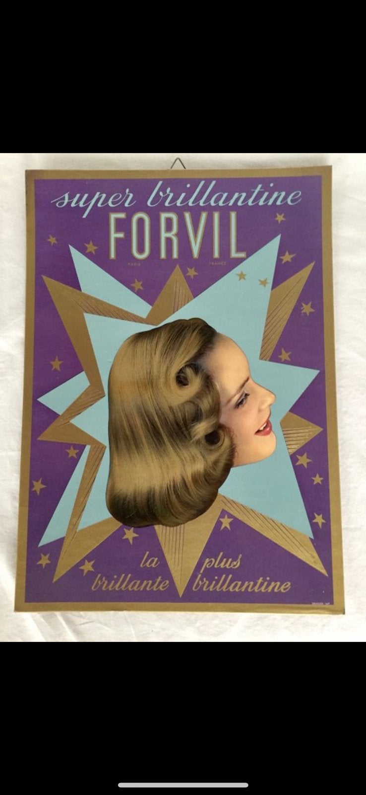FORVIL – Super Brillantine Publicité 50 Imprimerie Draeger, Collections, Enlèvement, Comme neuf