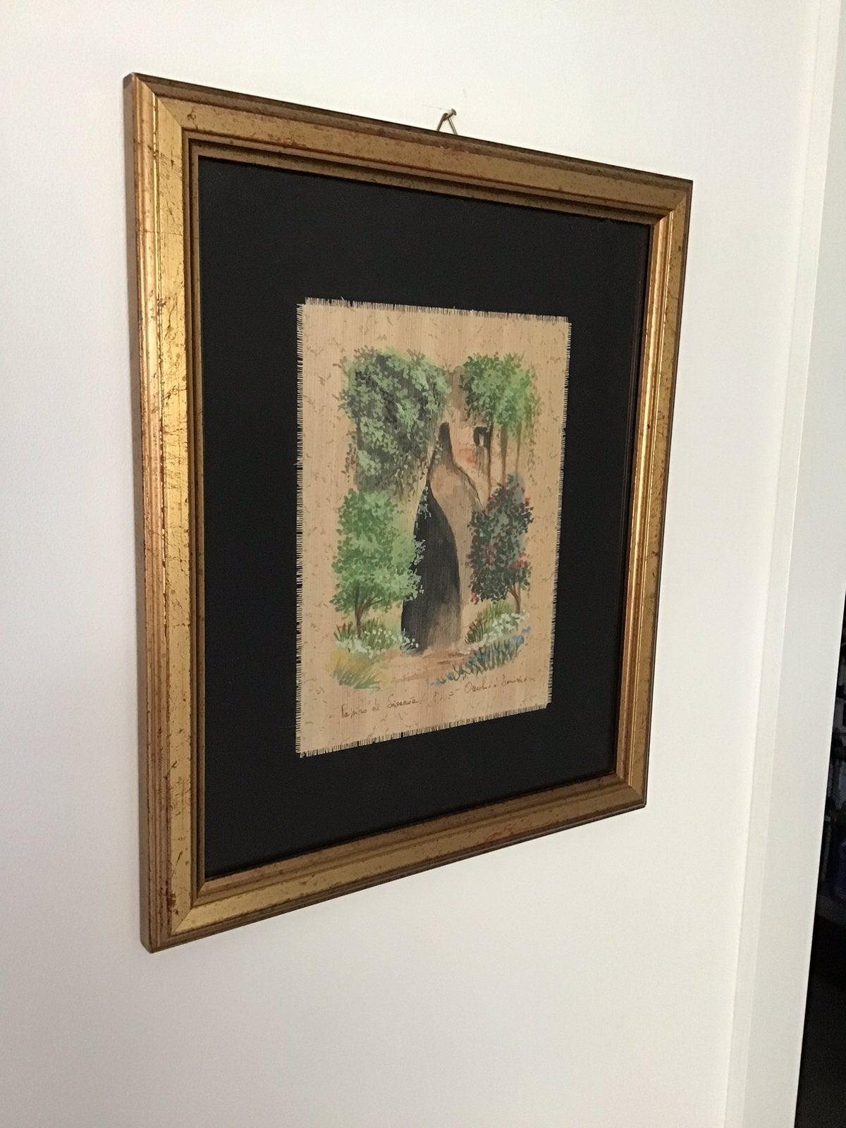 Cadre 29x34cm avec Papyrus + attestation, Antiek en Kunst, Ophalen of Verzenden