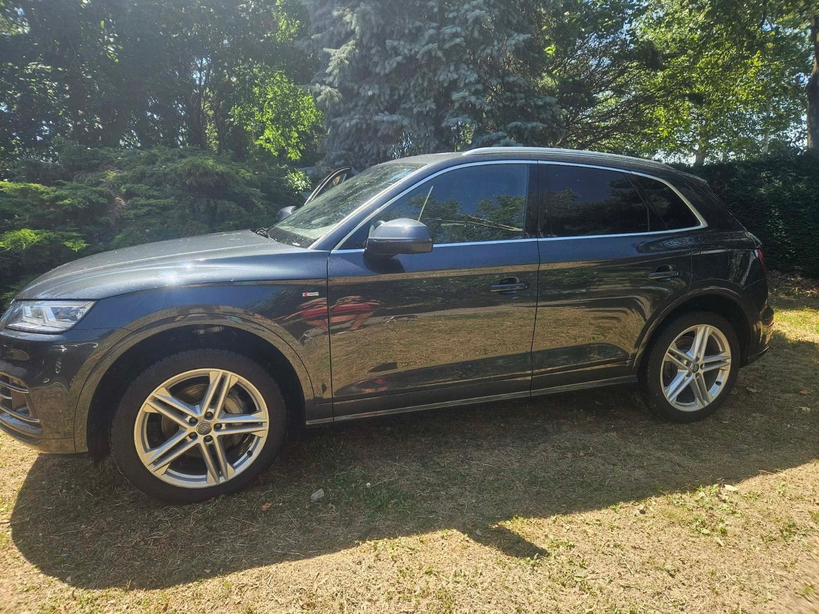 audi Q5 55 tfsi quatro hybrides SLine 367 cv, Autos, Audi, Cuir, Achat, Euro 6, Noir