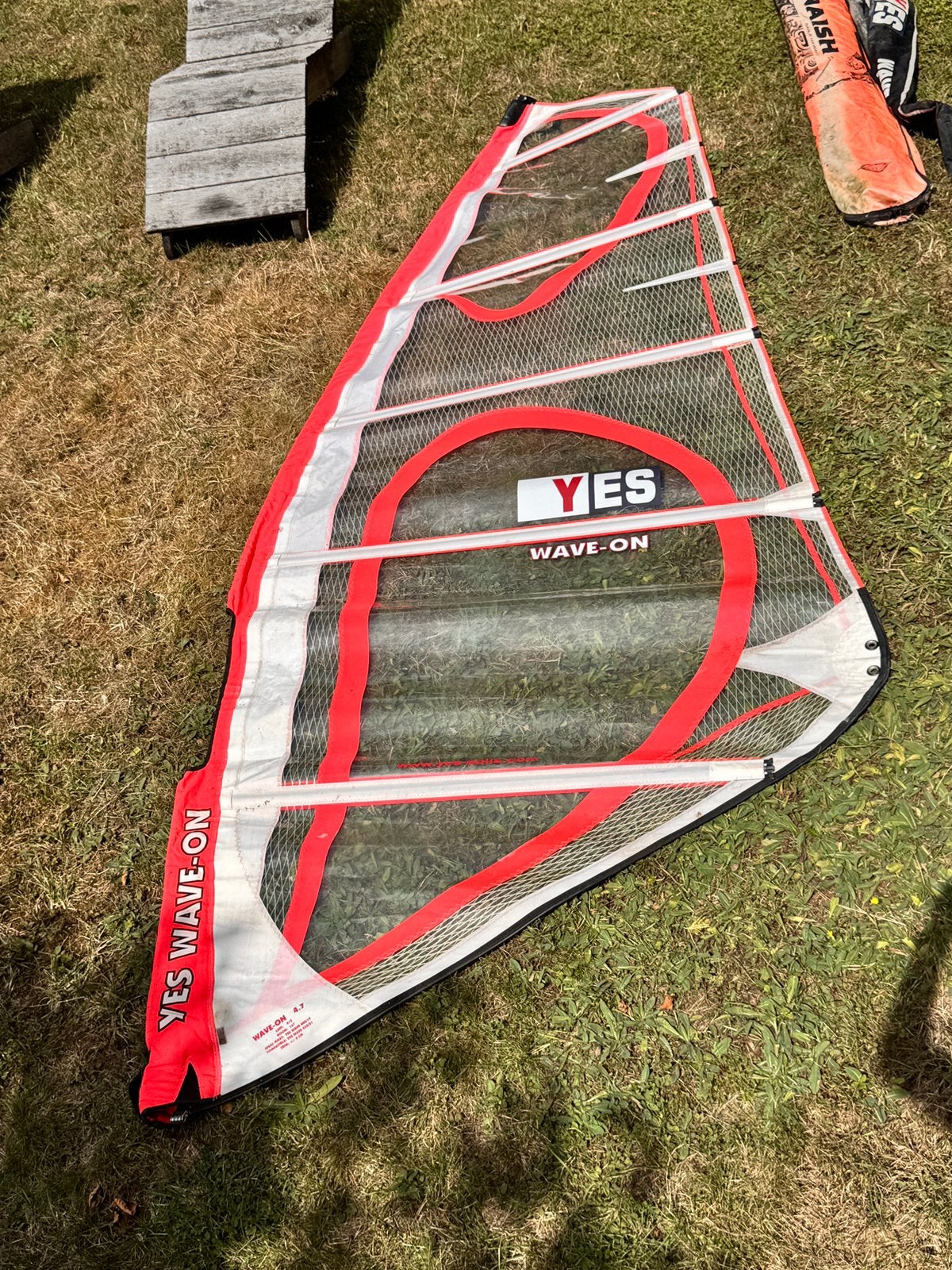 Voile ONE wave 4,1m2, Enlèvement, Utilisé, Voile