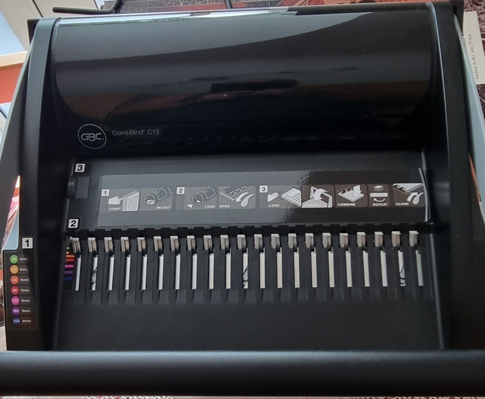 Combinaison GBC Combind, Enlèvement