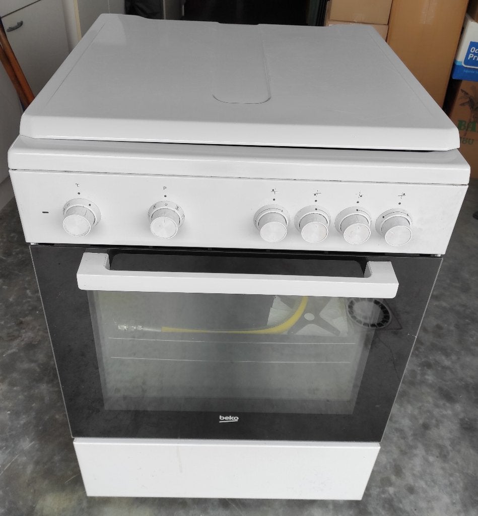 gasvuur Beko, Elektronische apparatuur, Ophalen, Gebruikt, Vrijstaand, 4 kookzones