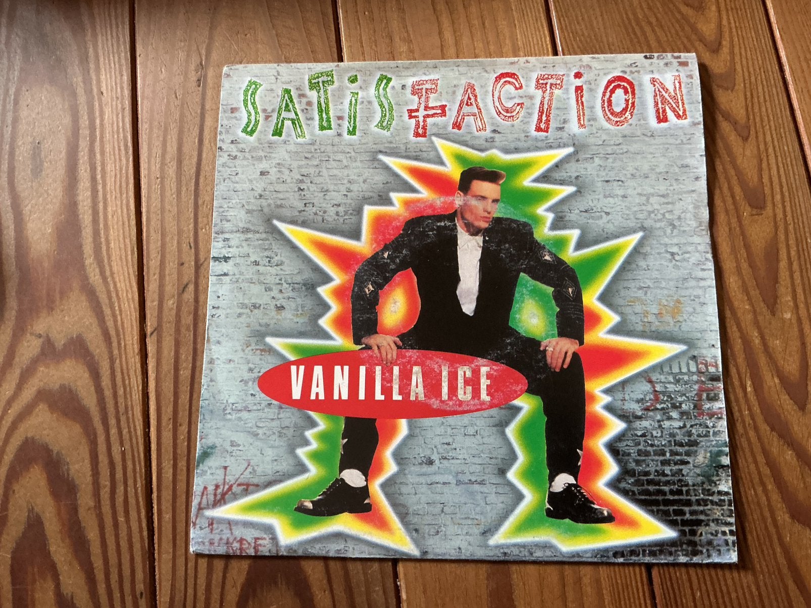 7” Vanilla Ice - satisfaction, Ophalen of Verzenden, Gebruikt