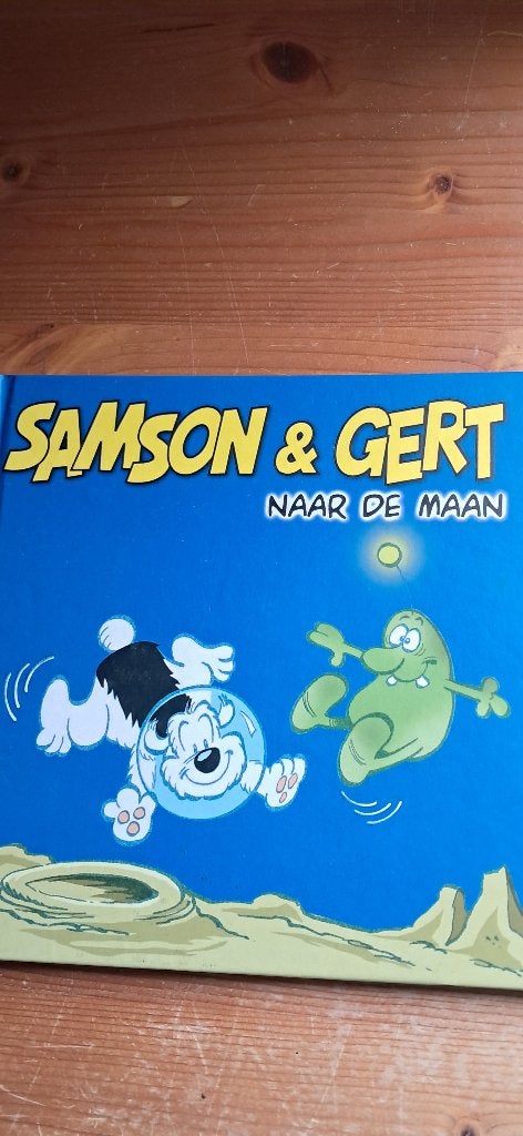 Boek kleuterboek ´ Naar de maan ´ Samson, Ophalen, Studio 100, Fictie algemeen, Jongen of Meisje
