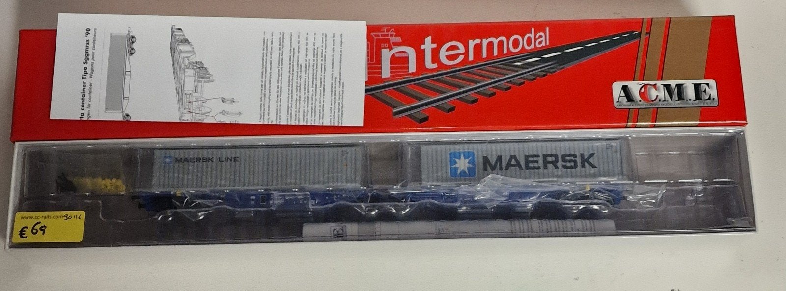 WAGON PORTE-CONTENEURS ACME, Hobby & Loisirs créatifs, Trains miniatures | HO, Envoi