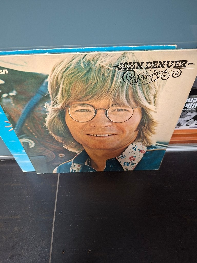 lp - john denver - windsong, Cd's en Dvd's, Vinyl | Country en Western, Fotohoes, LP, Gebruikt, Ophalen of Verzenden