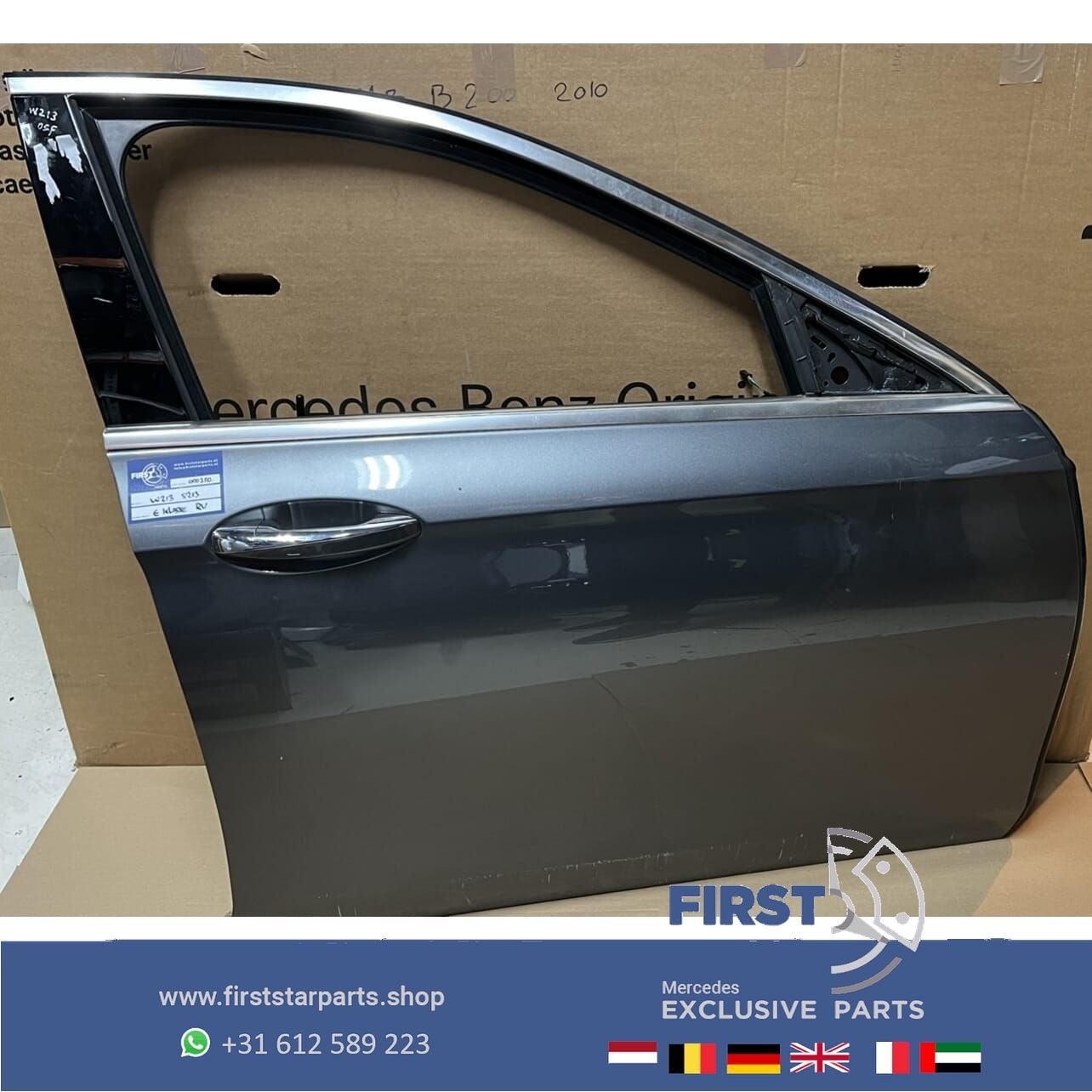 W213 deur portier compleet rechts voor Mercedes E Klasse 201, Utilisé, Porte, Avant, -