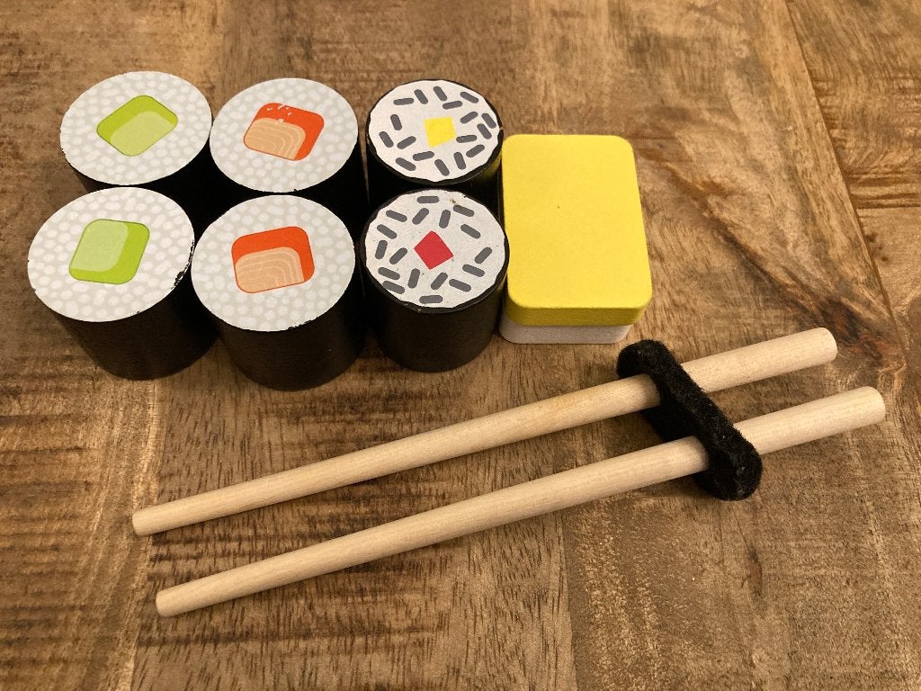 Houten sushi speelset, Enlèvement ou Envoi, Utilisé, Autres types