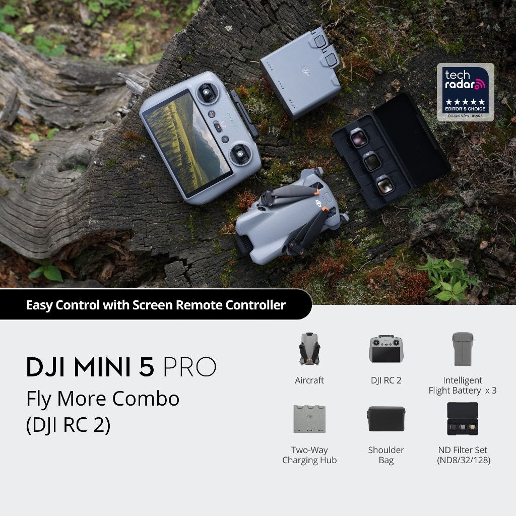 DJI MINI 5 PRO RC2 FLY MORE COMBO (C0), Ophalen of Verzenden, Nieuw, Elektro, Quadcopter of Multicopter