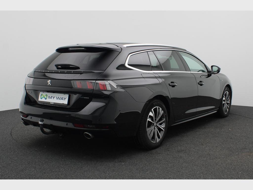 Peugeot 508 SW PHEV 508 SW 1.6 PHEV Allure Pack (EU6.3), Auto's, Automaat, Zwart, Bedrijf, Navigatiesysteem
