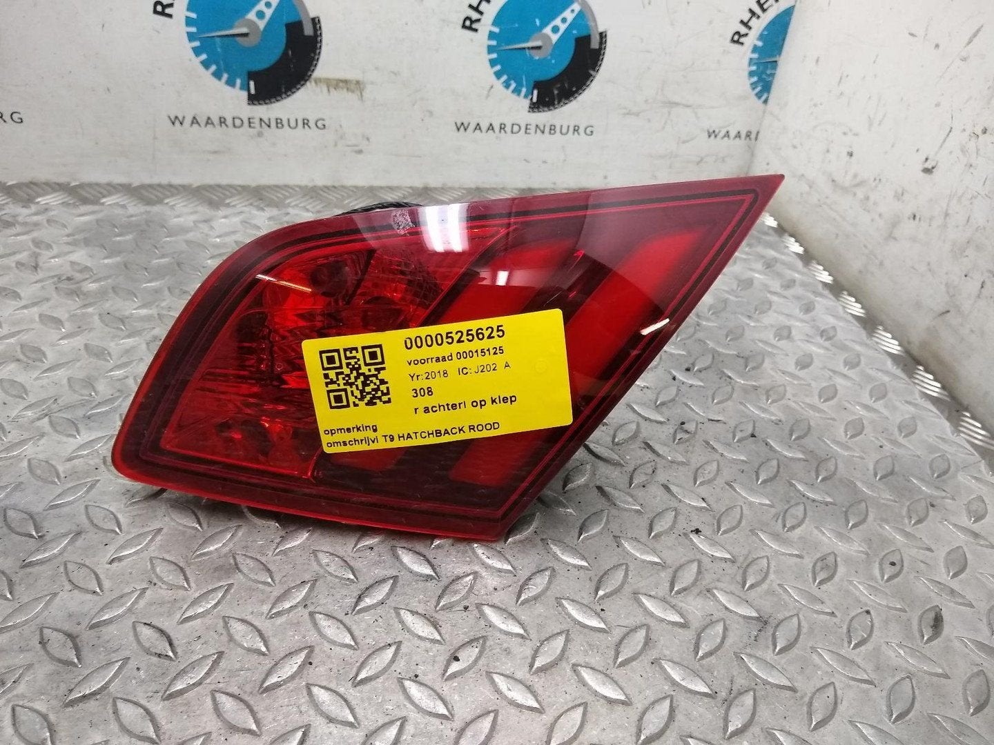 PEUGEOT 308 GT LINE BLUEHDI 130 ACHTERLICHT R 2018, Ophalen of Verzenden, Gebruikt, ARN erkend