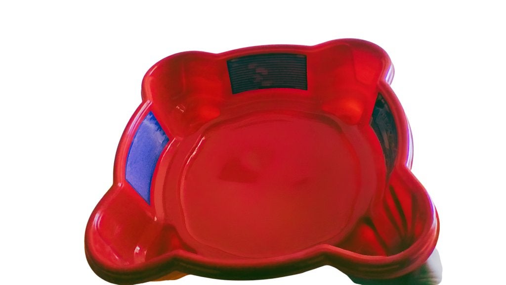 Beyblade Speedstorm Beystadium Rouge, Enlèvement, Comme neuf