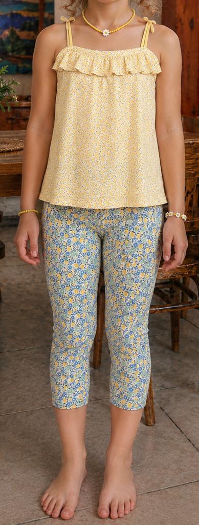 Okaidi 8-jarige zomerset, Kinderen en Baby's, Kinderkleding | Maat 128, Ophalen, Zo goed als nieuw, Meisje, Setje