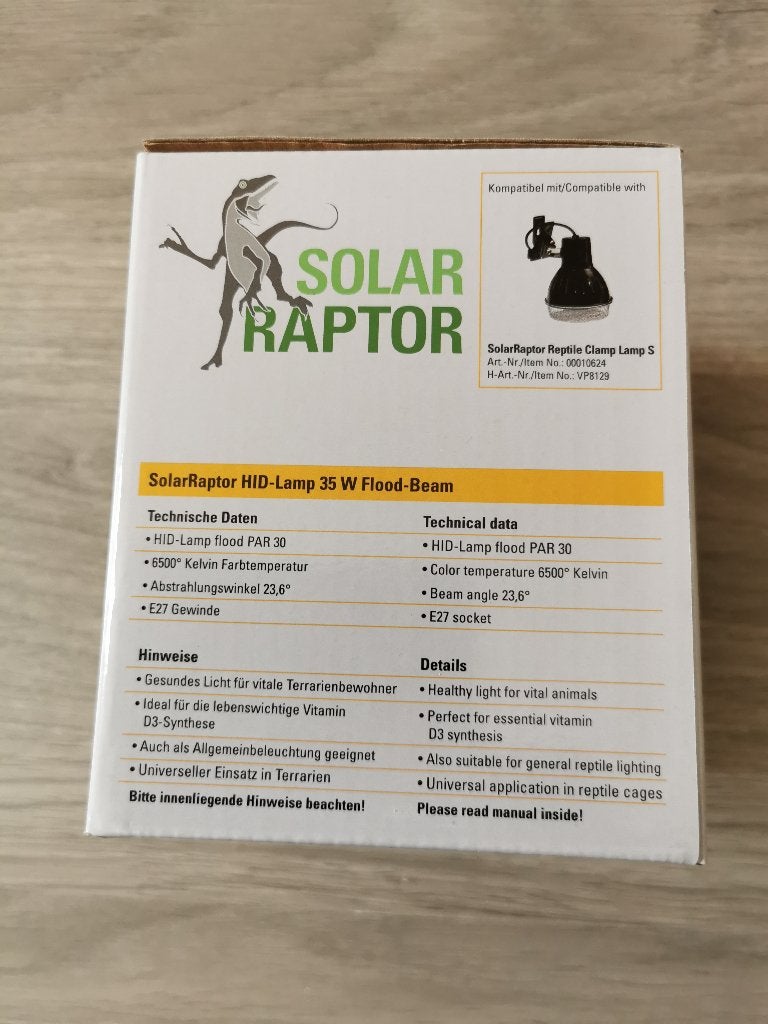 solar raptor 35w, Dieren en Toebehoren, Ophalen, Zo goed als nieuw