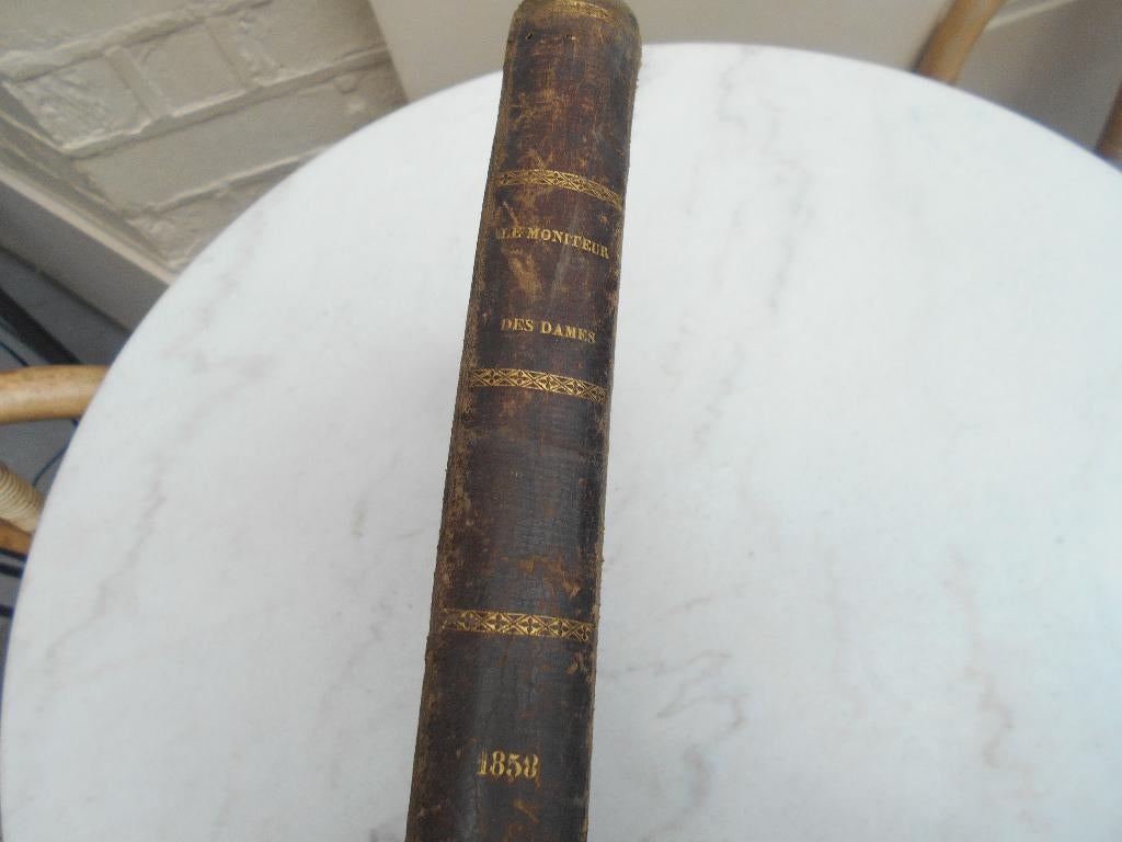livre ancien "Le moniteur des dames "1858 Guide des travaux, Enlèvement ou Envoi