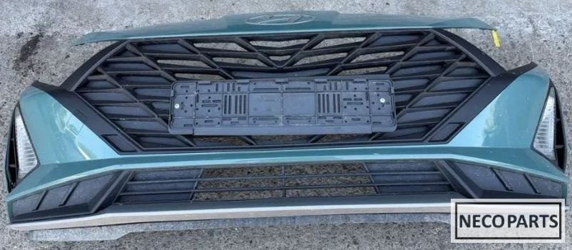HYUNDAI i20 VOORBUMPER COMPLEET ORIGINEEL ALLES LEVERBAAR!!!, Arrière, -, Haillon arrière, Utilisé