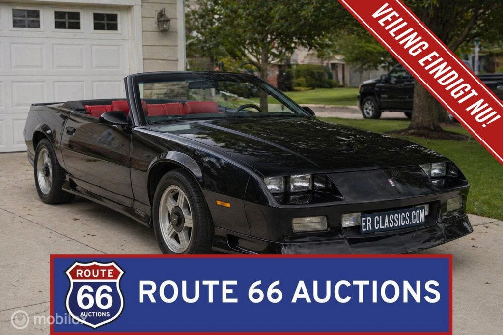 Chevrolet Camaro RS | 1991 | Route 66 Auctions, Autos, Oldtimers & Ancêtres, Achat, Entreprise, Chevrolet, Boîte manuelle