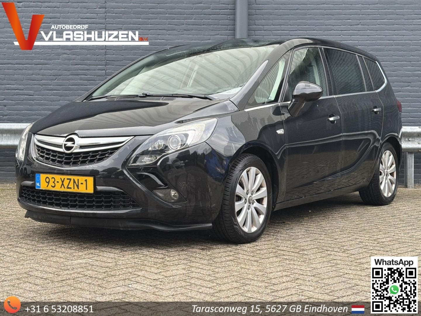 Opel Zafira Tourer 2.0 CDTI Cosmo | Pano | Cruise | Climate, Auto's, Monovolume, Zwart, Zwart, Start-stop-systeem