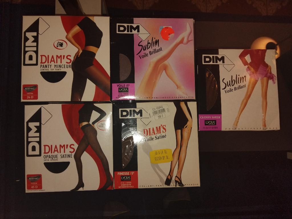 5 Collants DIM pour 10€, Kleding | Dames, Leggings, Maillots en Panty's, Overige kleuren, Nieuw, Overige maten, Ophalen of Verzenden