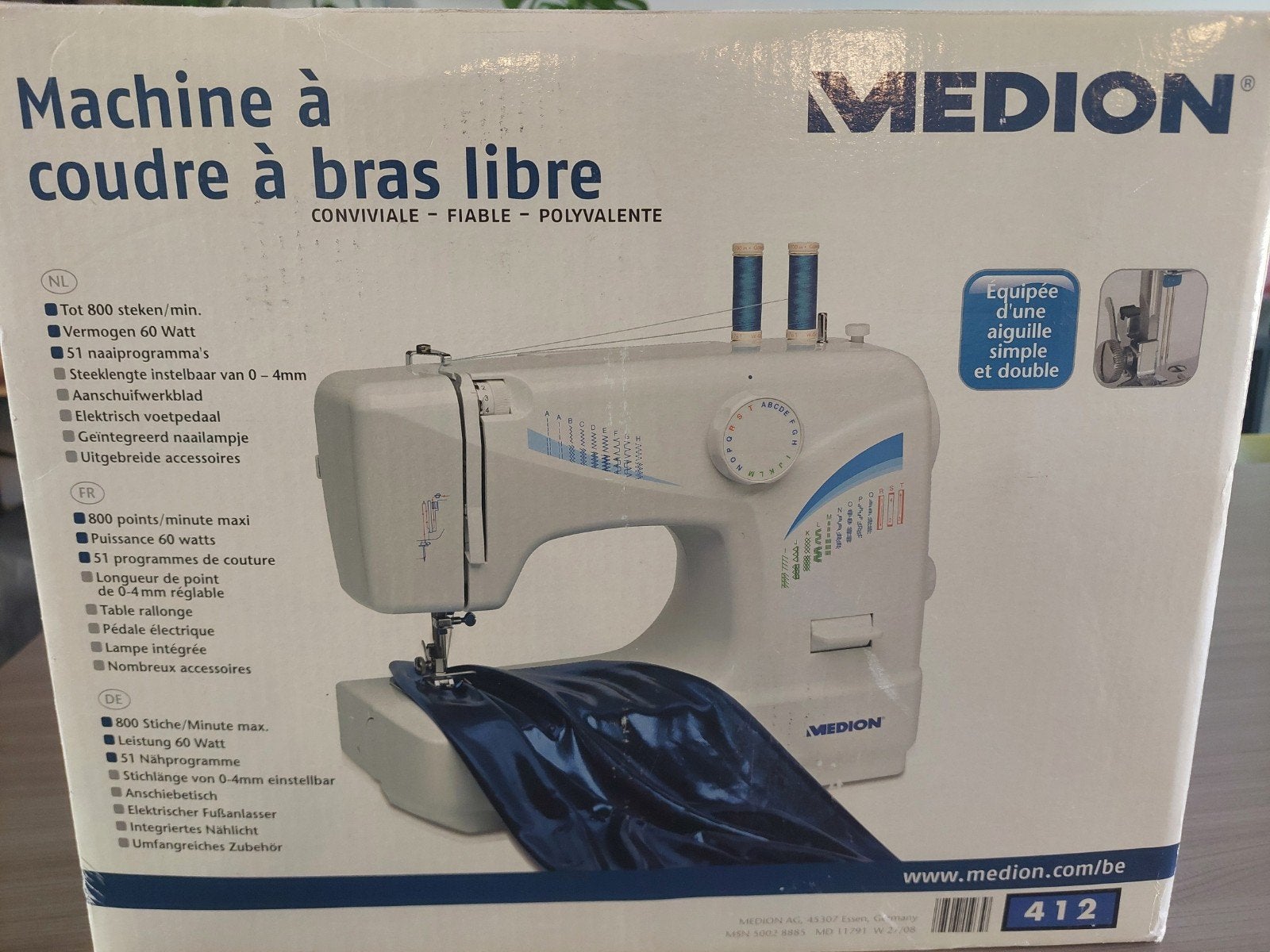 Medion naaimachine MD 11791, Enlèvement, Comme neuf, Machine à coudre