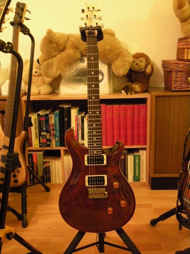 Paul Reed Smith CE 24 Dark Cherry Sunburst, Muziek en Instrumenten, Snaarinstrumenten | Gitaren | Elektrisch, Ophalen, Zo goed als nieuw