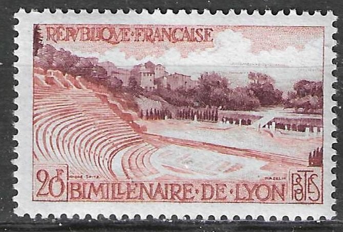 Francia 1957 - Yvert 1124 - Typ Moissonneuse (PF), Envoi, Non oblitéré