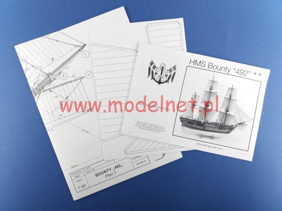 Ensemble de voiles HMS Bounty, Enlèvement ou Envoi, Neuf, 1:32 à 1:50, Autres marques
