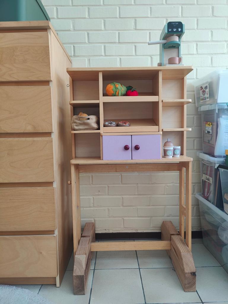 Houten speelgoedkeukentje speelgoedwinkeltje, Ophalen