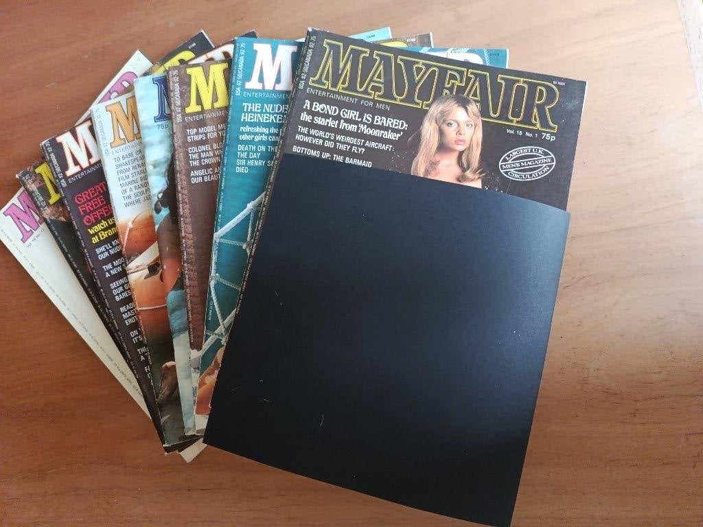 Mayfair magazines - lot de 8 - année 1980 - erotisme, Enlèvement ou Envoi, Comme neuf, Autres types