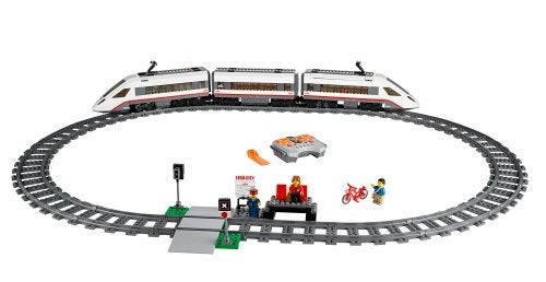 Lego train passager à haute vitesse, City, Lego, Ensemble complet, Minifigurines incluses