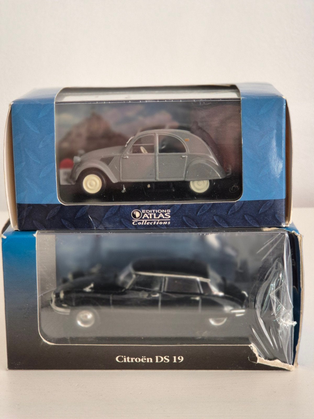 Perceel 2 Citroën 1/43 DS19 1962+2CV 1954, Ophalen of Verzenden