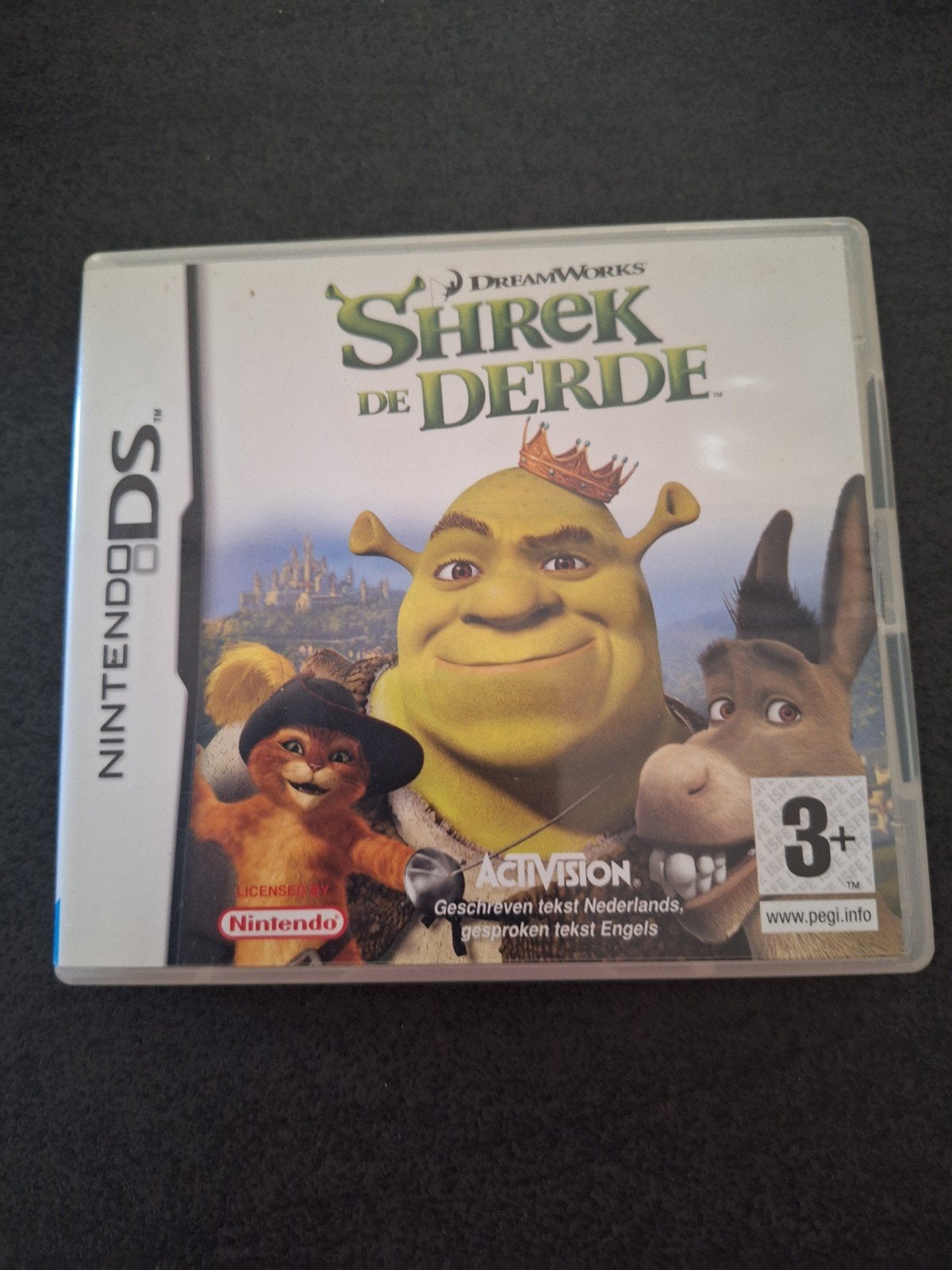 Shrek de derde, Ophalen, Gebruikt