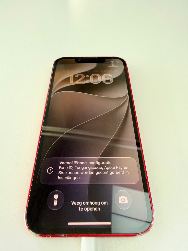 iPhone 13 mini 256GB rood – goede staat, Telecommunicatie, Gebruikt, 87 %, Zonder simlock, Zonder abonnement