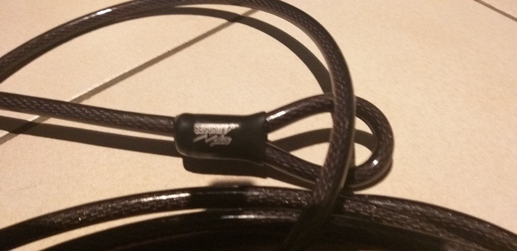 Cable velo, Vélos & Vélomoteurs, Enlèvement ou Envoi, Comme neuf, Câble antivol