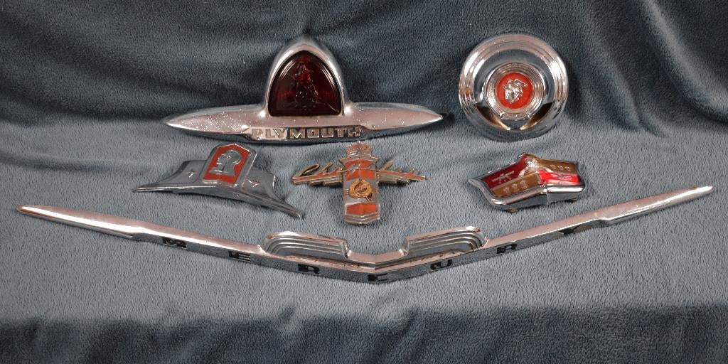 collection 6 embleme automobile américain oldtimer, Enlèvement ou Envoi