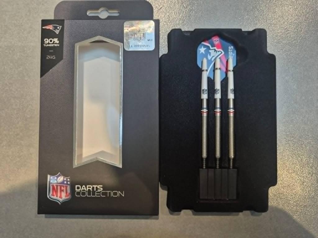 NFL Tungsten Darts New England Patriots - 24g, Sports & Fitness, Fléchettes, Enlèvement ou Envoi, Comme neuf, Flights