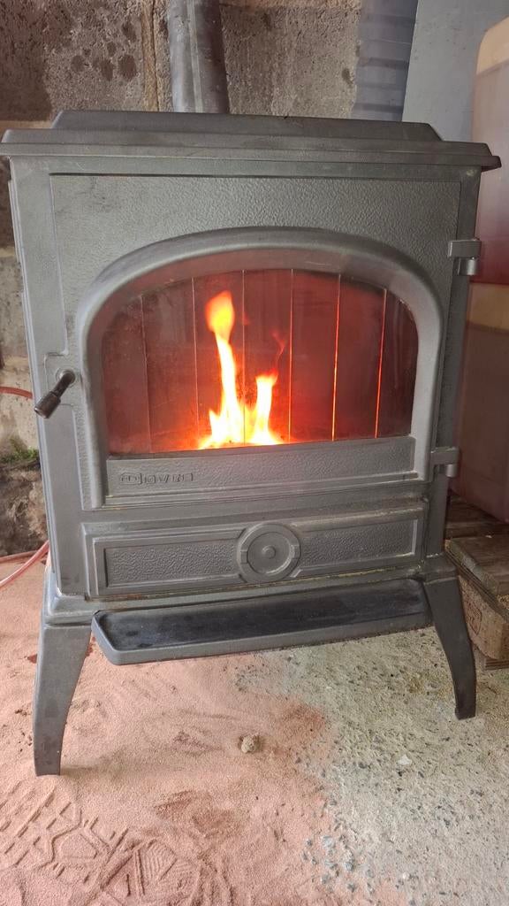 Poêle a mazout en fonte