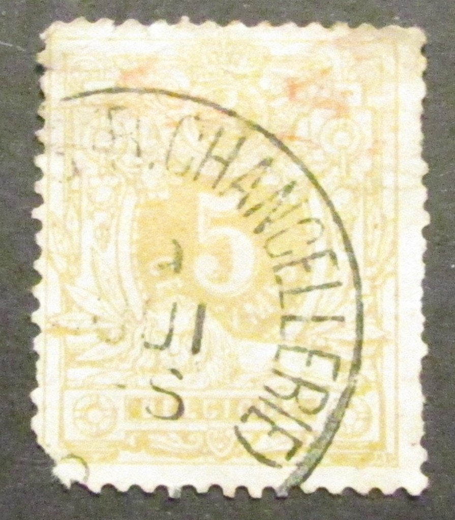 5 centimes estampillé par Léopold II à partir de 1880, Enlèvement ou Envoi, Affranchi, Timbre-poste, Autre