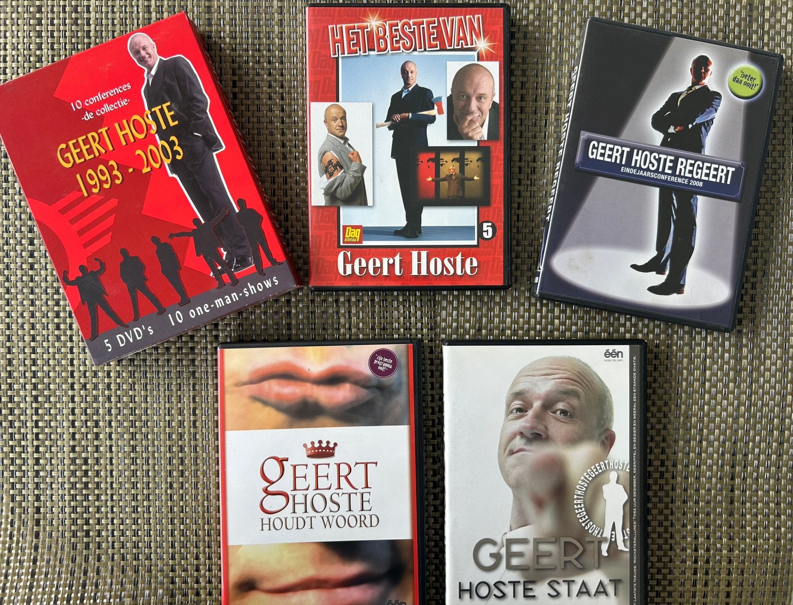 8 DVD’s Geert Hoste, Ophalen of Verzenden, Zo goed als nieuw
