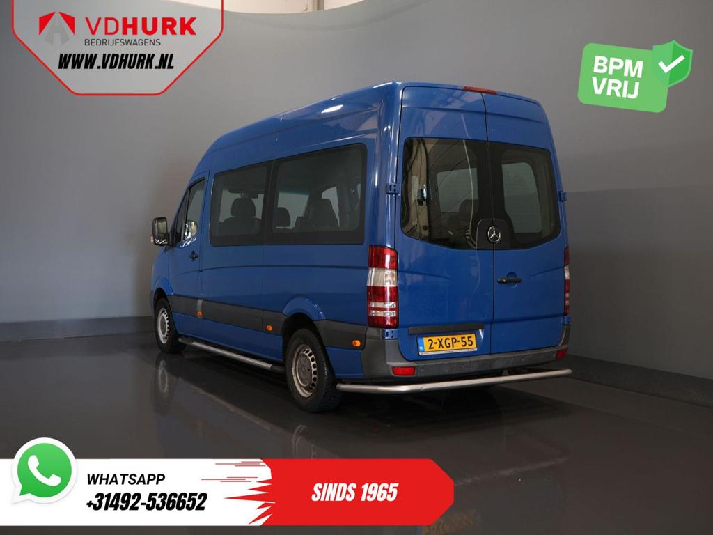 Mercedes-Benz Sprinter 213 2.2 CDI Aut. L2H2 €11.495,- Incl., Automaat, 173 g/km, Blauw, Mercedes-Benz